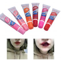 6 Colors Peel Off Liquid Lipstick Waterproof Long Lasting Lip Gloss Mask Moisturizer Makeup Tear Pull Lip Lint Cosmetics