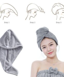 Women Bathroom Super Absorbent Quick-drying Thicker microfiber Bath Towel Hair Dry Cap Salon Towel rapid drying hair towel