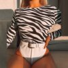 Sexy Women Long Sleeve Belt Bikini Patchwork Set Swimsuit One Piece Filled Bra Bodysuit Swimwear Beachwear fato de banho#g4