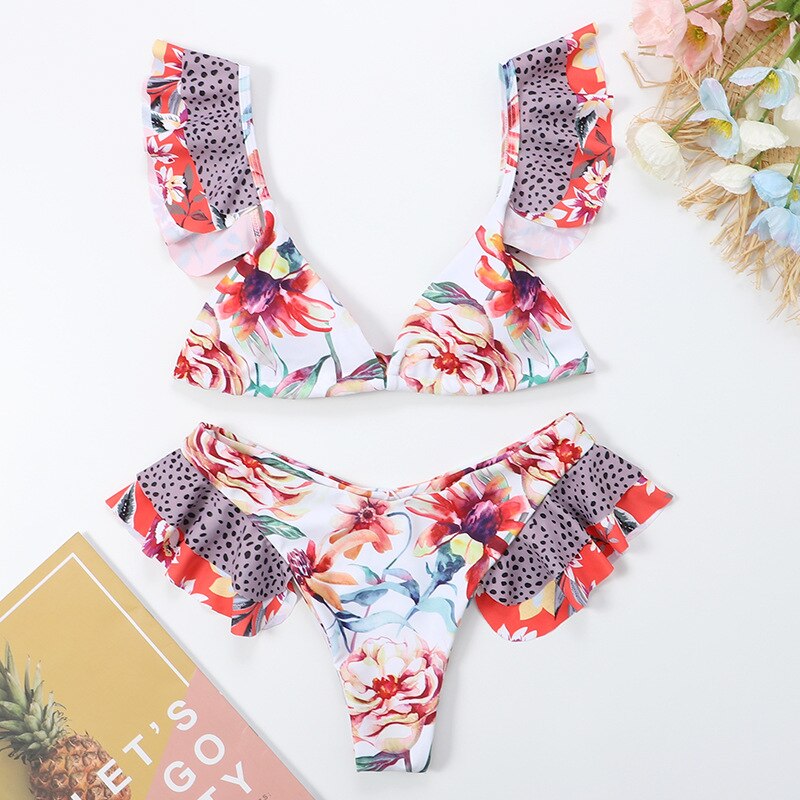 Cute-Bikinis-2021-Sexy-Bikini-Set-Micro-Bikini-Ruffle-Swimsuits-Female-Swimwear-Thong-Bathing-Suit-Brazilian-Biquini-Bather Cute Bikinis 2021 Sexy Bikini Set Micro Bikini Ruffle Swimsuits Female Swimwear Thong Bathing Suit Brazilian Biquini Bather