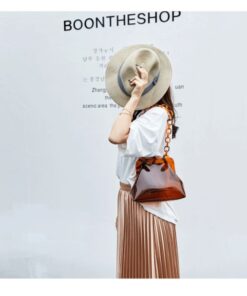 SUNNY BEACH Acrylic Luxury Crossbody Bag Women See Through Makeup Clutches Female Bag Clear Girl Small Mini Messenger Handbag