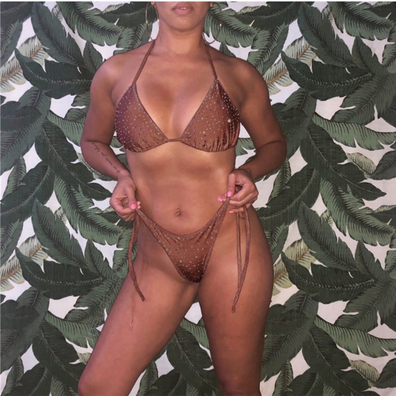 Sexy-Ladies-Women-Diamond-Crystal-Swimwear-Bikini-Set-Push-Up-Bandage-Adjustment-Swimsuit-Bathing-Suit-Biquini-Maillots-De-Bain Sexy Ladies Women Diamond Crystal Swimwear Bikini Set Push-Up Bandage Adjustment Swimsuit Bathing Suit Biquini Maillots De Bain