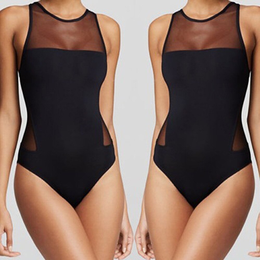 ew#Women-One-Piece-Sexy-Swimming-Set-Swimwear-Bikini-New-Black-Sexy-Gauze-Backless-Elastic--Beachwear-Swimsuits-Women-Bikini ew#Women One Piece Sexy Swimming Set Swimwear Bikini New Black Sexy Gauze Backless Elastic Beachwear Swimsuits Women Bikini