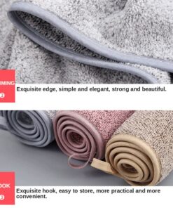 70x140cm Bamboo Charcoal Coral Velvet Bath Towel For Adult Soft Absorbent Microfiber Fabric Towel Household Bathroom Towel Sets