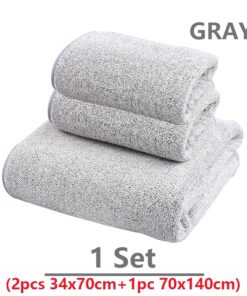 70x140cm Bamboo Charcoal Coral Velvet Bath Towel For Adult Soft Absorbent Microfiber Fabric Towel Household Bathroom Towel Sets
