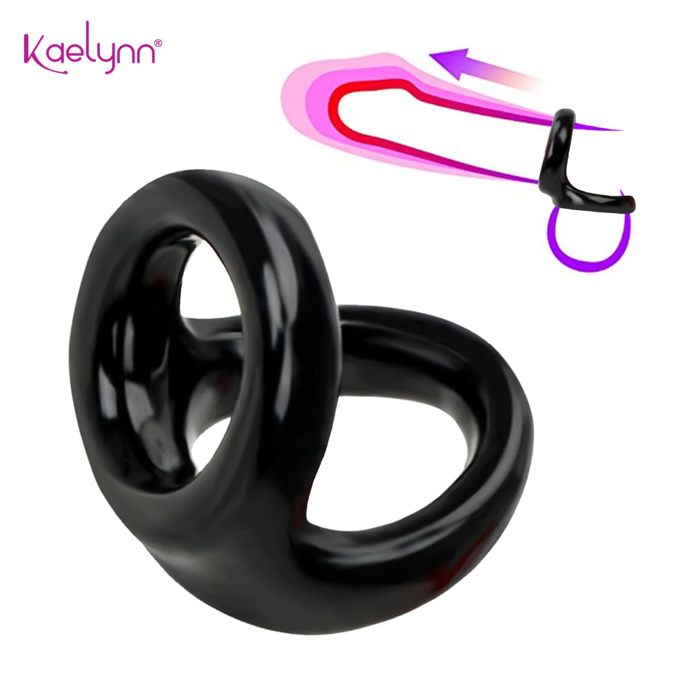 Delay Ejaculation Penis Rings Male Dick Erection Stretcher...